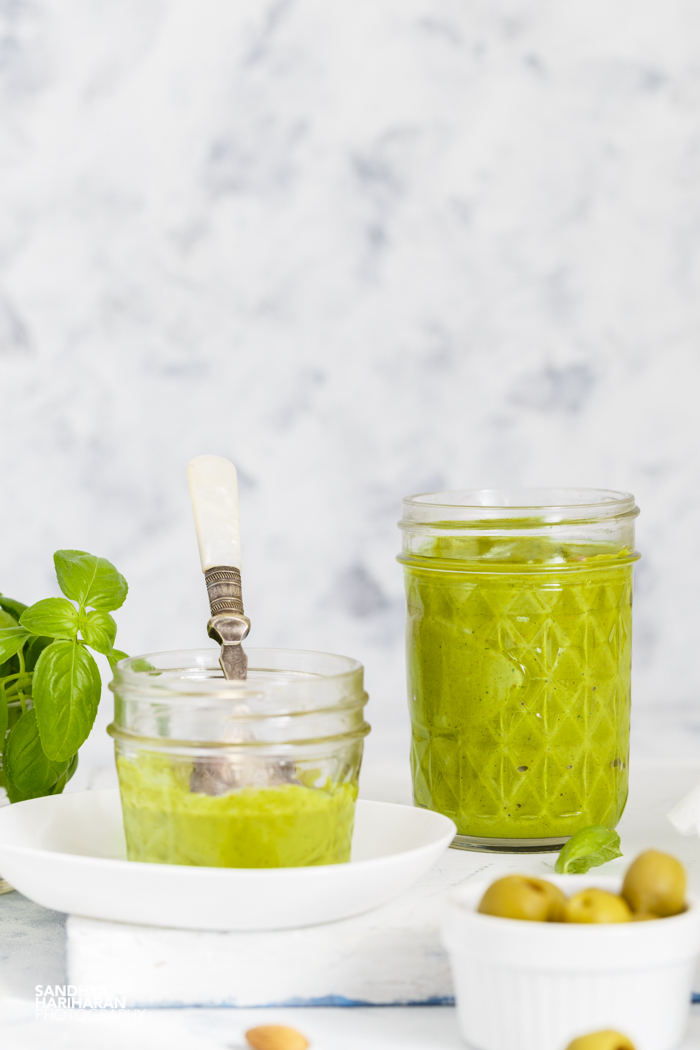 Basil Almond Pesto + Froothie Optimum G2.1 Platinum Blender Review