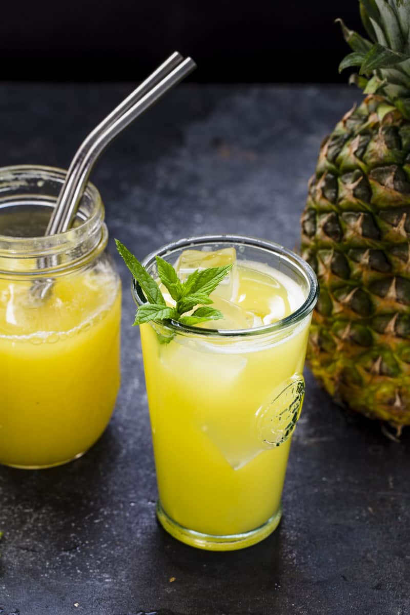 Fresh Homemade Pineapple Juice Recipe