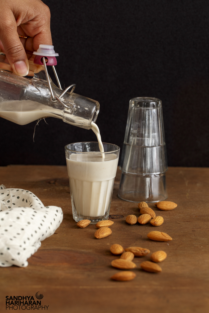 How to make Almond Milk at home ? Sandhya's Kitchen
