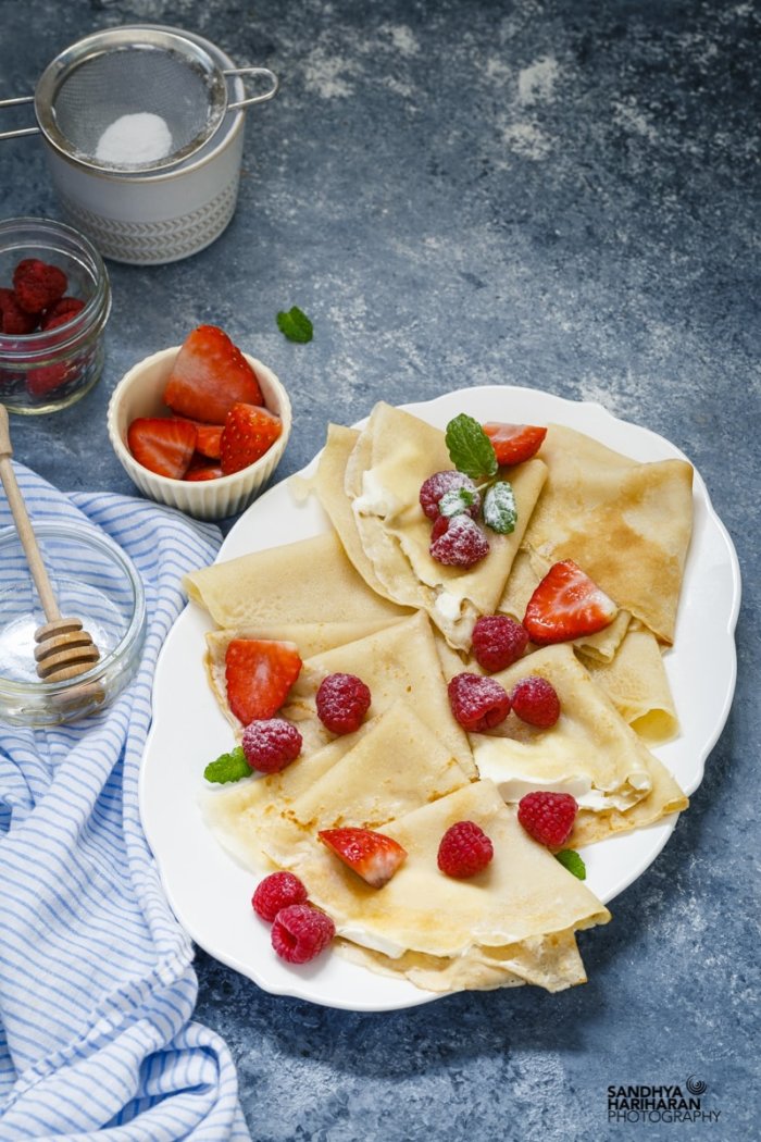 Eggless Crepes
