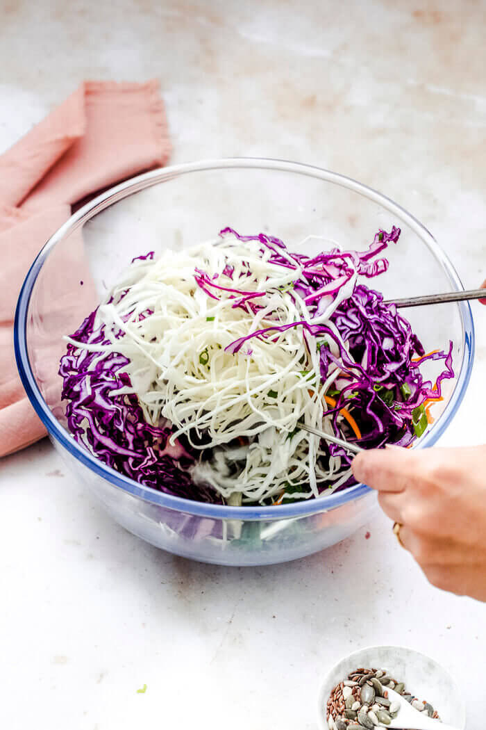 vegan coleslaw recipe image