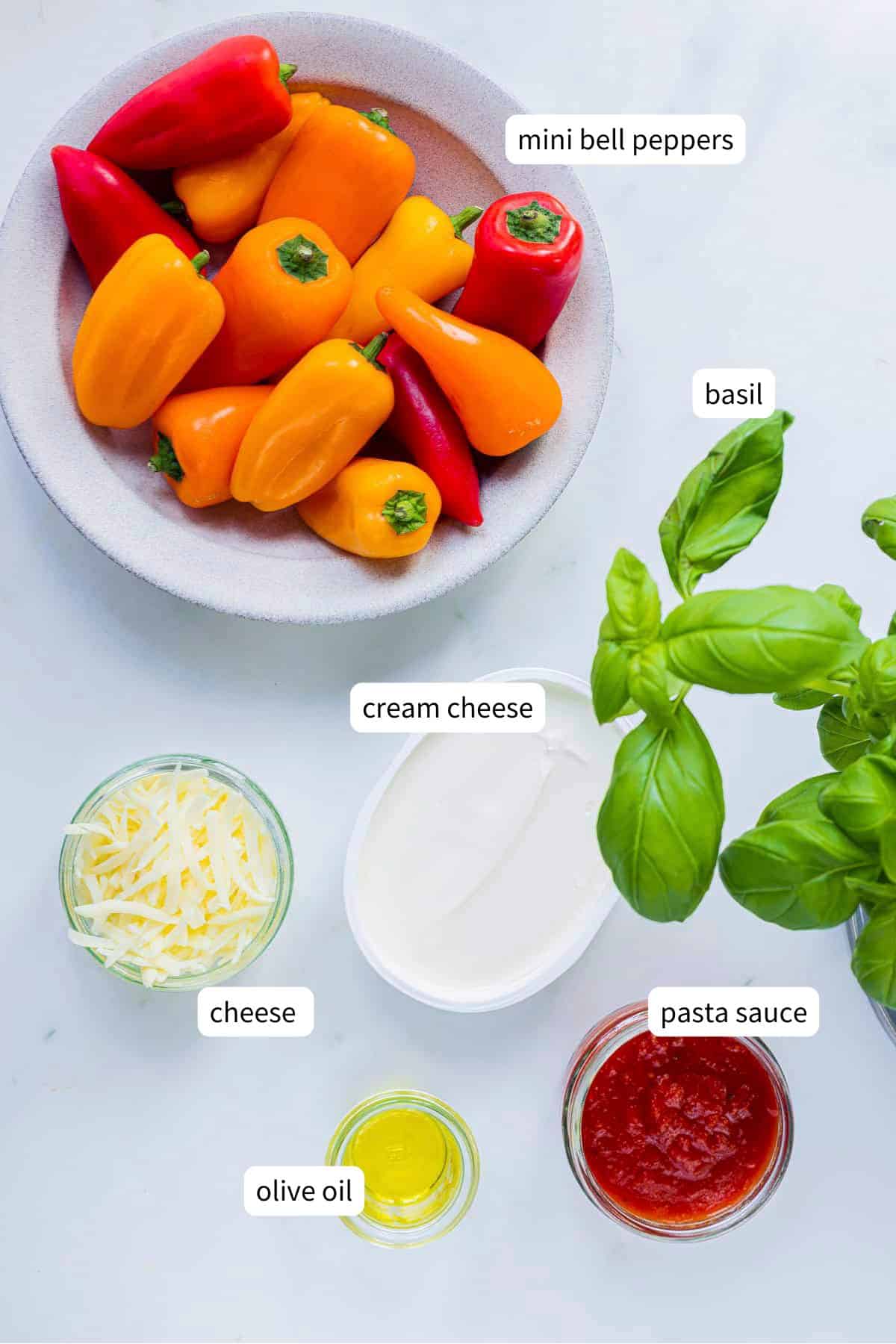 air fryer mini peppers ingredients