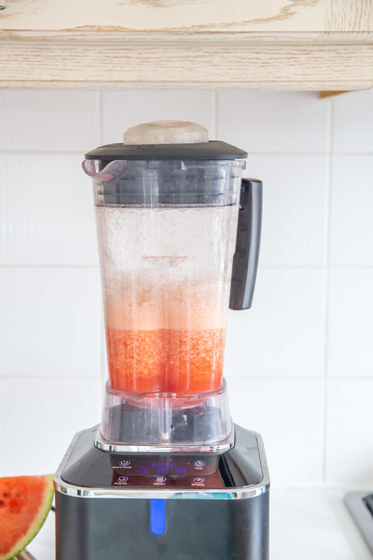 blended frose in a blender.