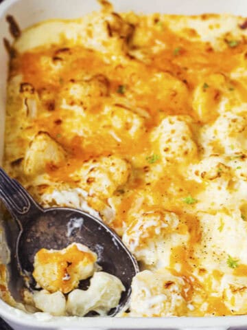 cauliflower cheese made in air fryer