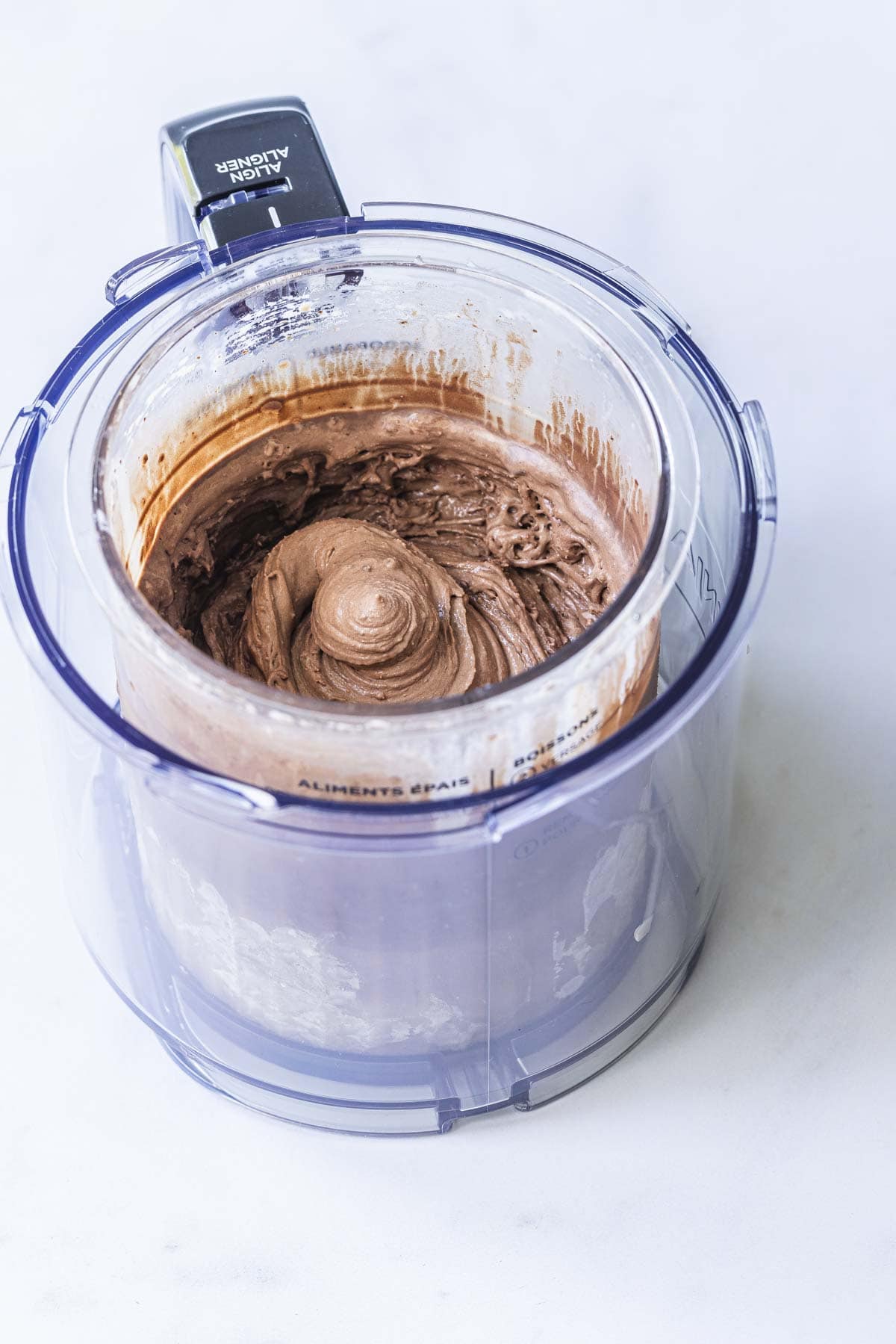 chocolate ice cream made in ninja creami deluxe.