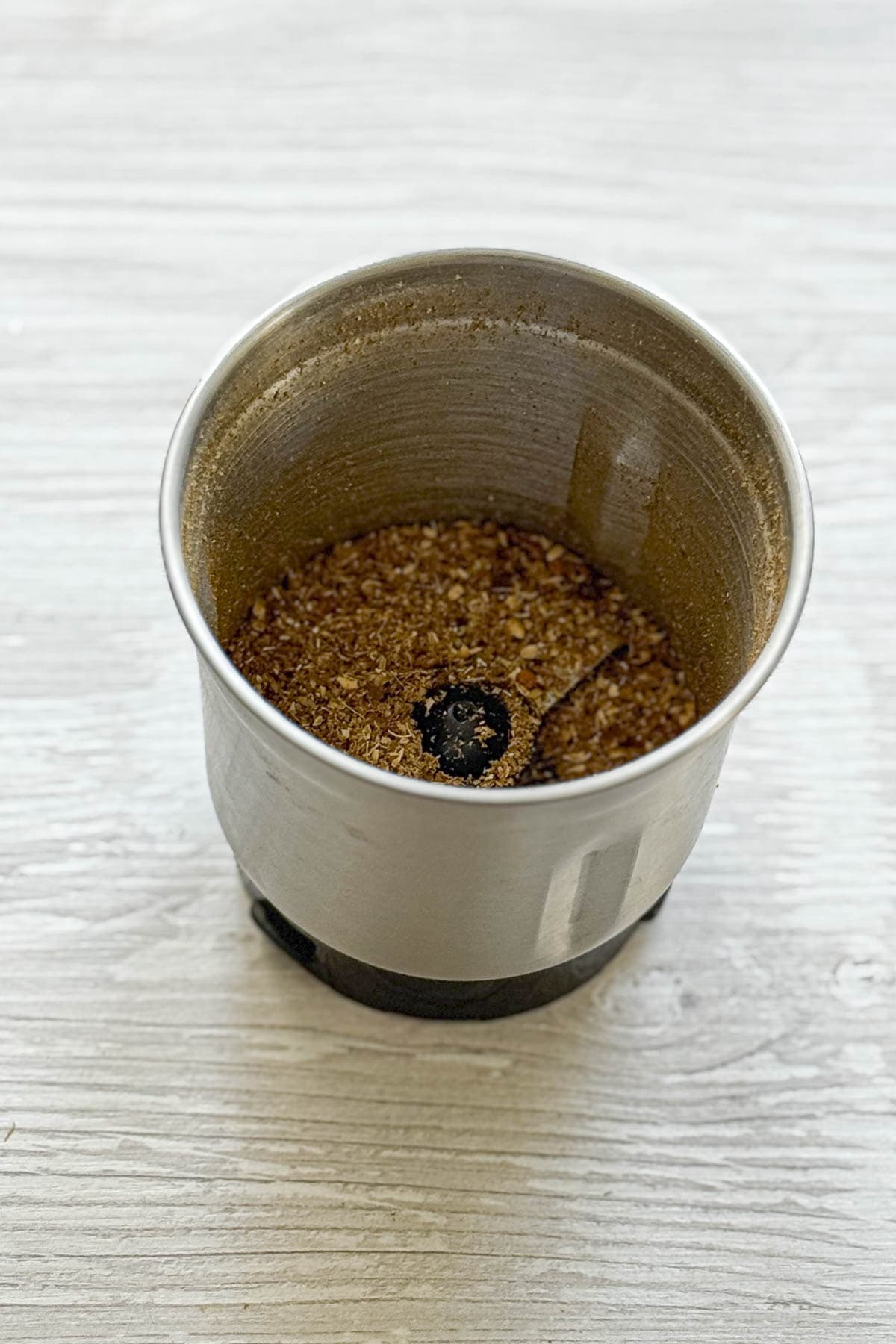 balti spice mix in a spice jar.