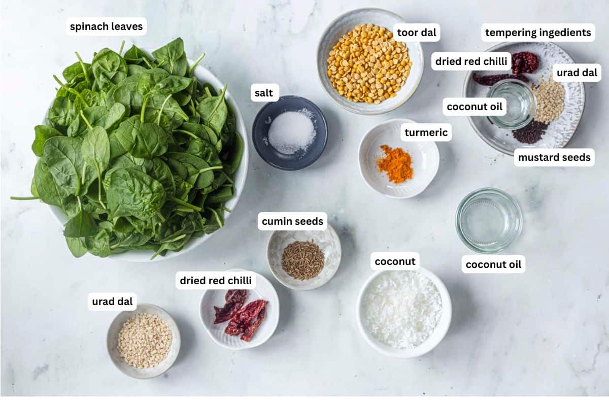 keerai molagootal ingredients